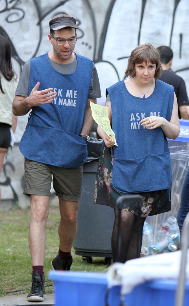 Lena Dunham, Zachary Quinto Lena Dunham, Zachary Quinto